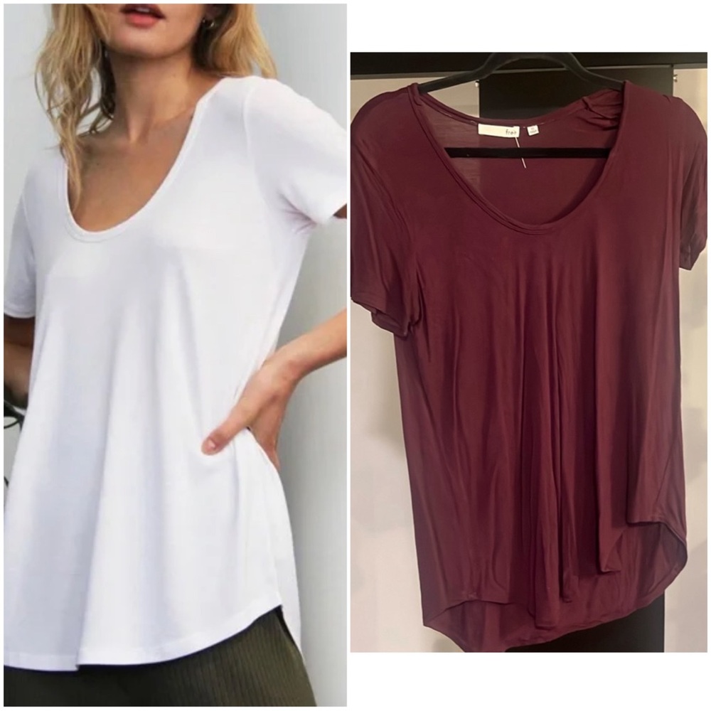 Wilfred Free Burgundy Valmere T-Shirt XS